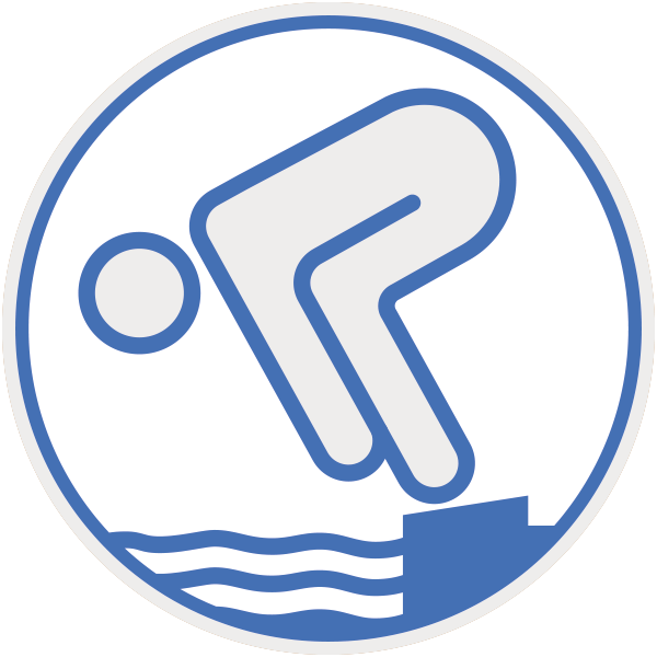 Unser Schwimmabzeichen in silber